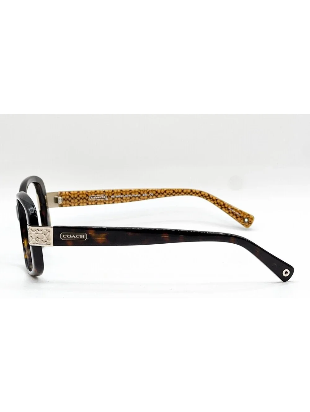 Coach Hc 8003 5033/13 Dark Tortoise Authentic Eyeglasses 55-18-135